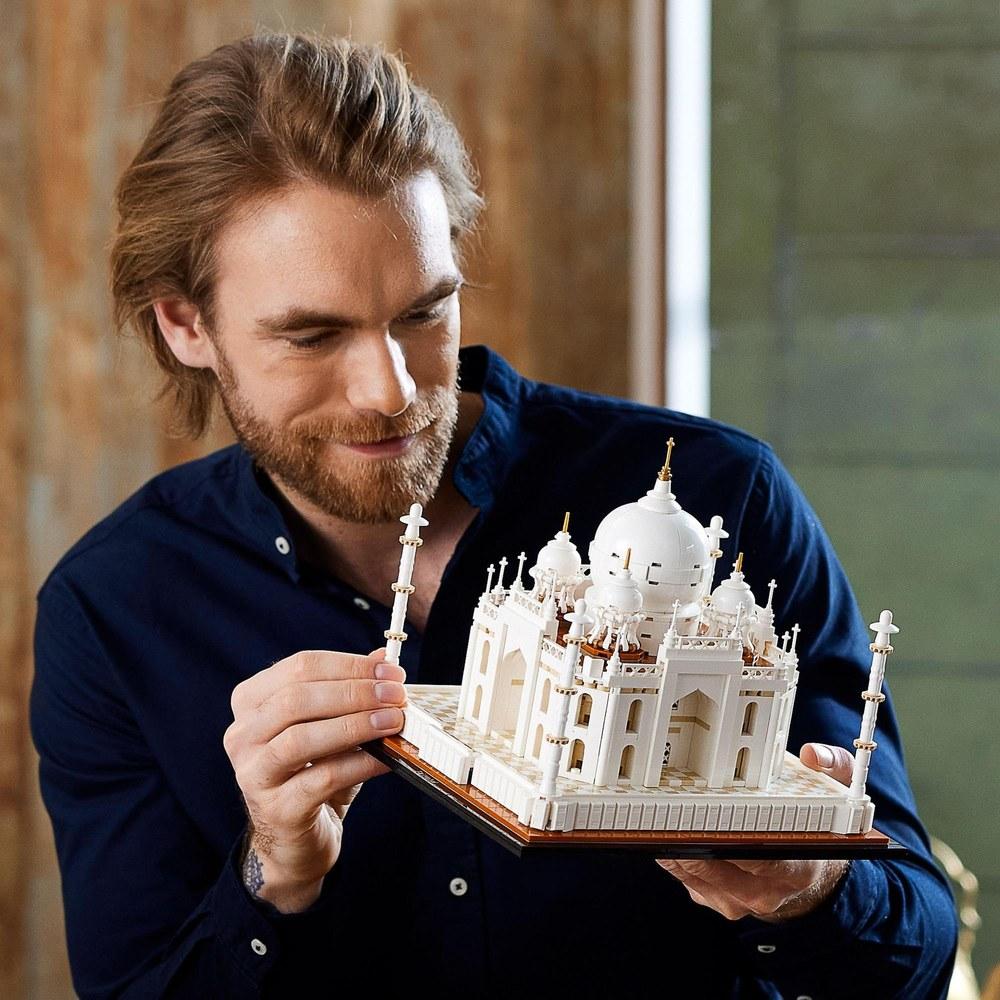 LEGO Architecture Тадж-Махал 21056 Набор строительных блоков Дизайн для путешествий Декор интерьера Подарок для мальчиков девочек взрослых