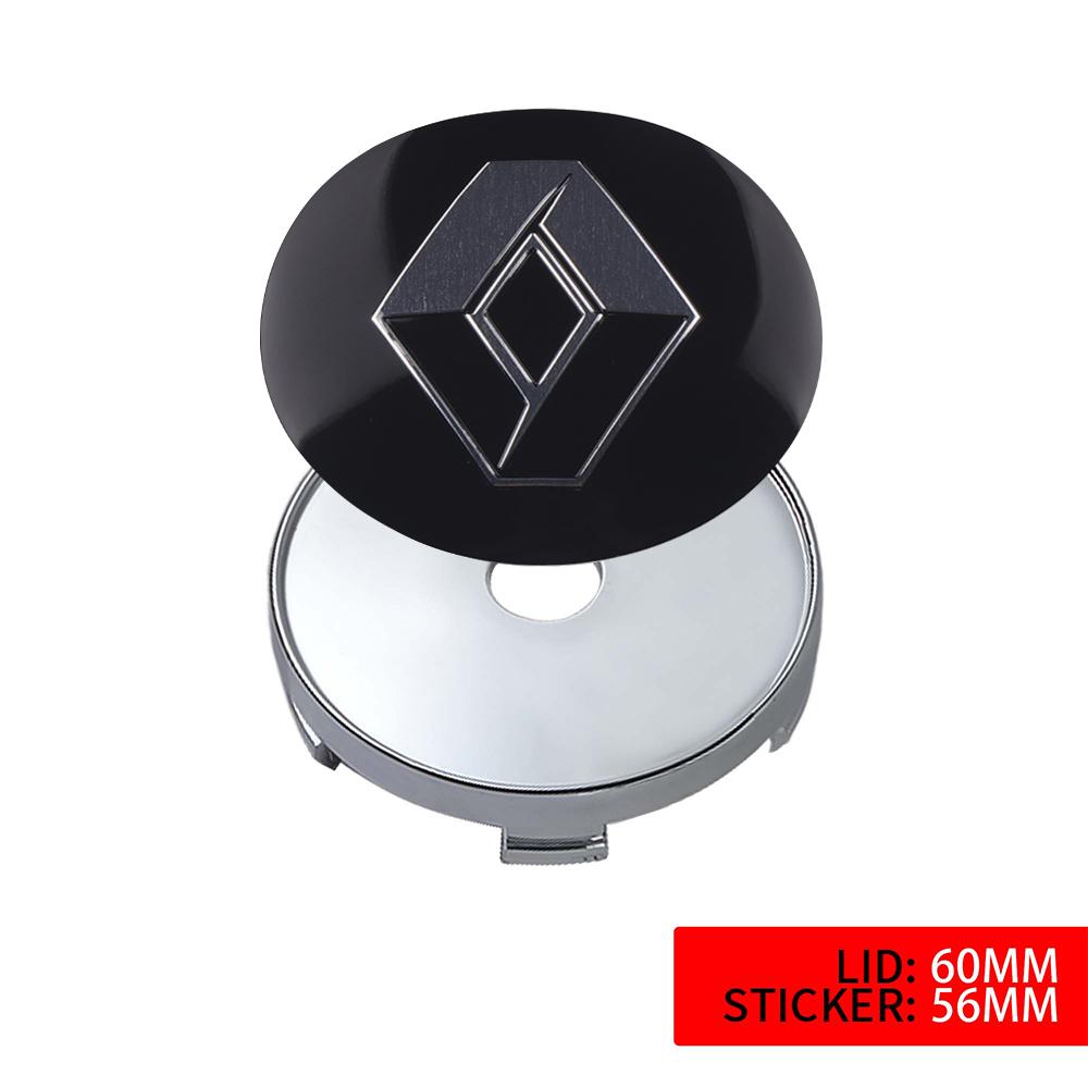 2026 Горячие Для Renault Колпаки на колеса 4 шт. 56 мм Автомобильные наклейки на центральную часть диска 60 мм Запасные аксессуары для колпаков колес автомобиля Для Renault Sc