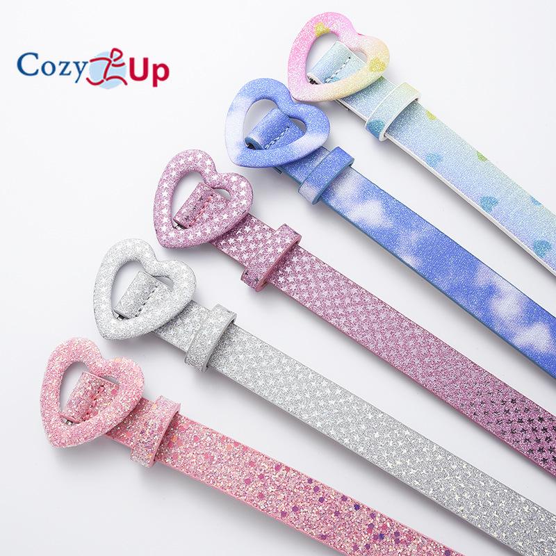 Тонкий пояс с пряжкой Love Buckle PU Pin Buckle, повседневное украшение в том же стиле, что и детский ремень для мужчин и женщин