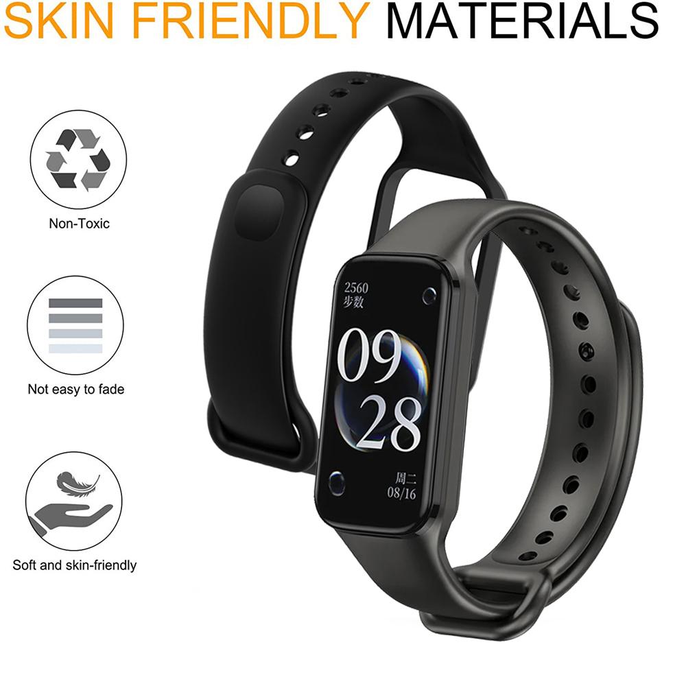 Replacement Strap For Redmi Smart Band 2 Silicone Watchbands Strap For Xiaomi Smart Band 8 Active Strap Bracelet