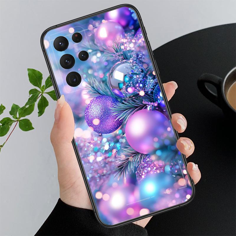 Christmas Tree Ball Phone Case For Samsung A55 A16 A56 A36 A35 A15 A53 A54 A33 A34 A25 A05S A52 A52S A14 A24 A26 A71