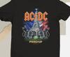 Acdc Paris We Salute You Hippodrome Paris Tour L’Europe 2024 T-Shirt