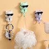 Creative Cat Hook Adhesive Cat Wall Hooks Decorative Hooks for Coat Scarf Hat Towel Key Bag Wall Decoratives