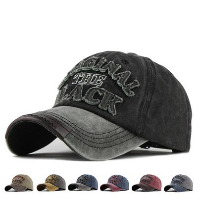 Ститая бейсболка в стиле ретро, приталенная кепка, шляпа Snapback для мужчин и женщин, повседневная черная кепка с надписью Casquette