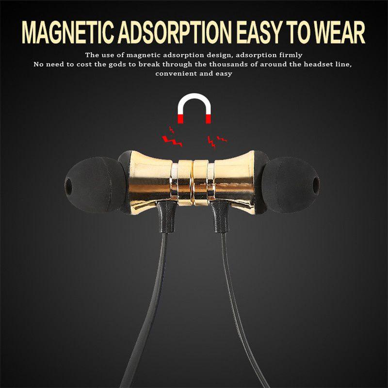 Магнитные водонепроницаемые беспроводные наушники для фитнеса, спортивные наушники Bluetooth 4.2, стереогарнитура-вкладыши