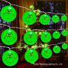 Grinch LED Christmas String Lights - Cartoon Window Decoration