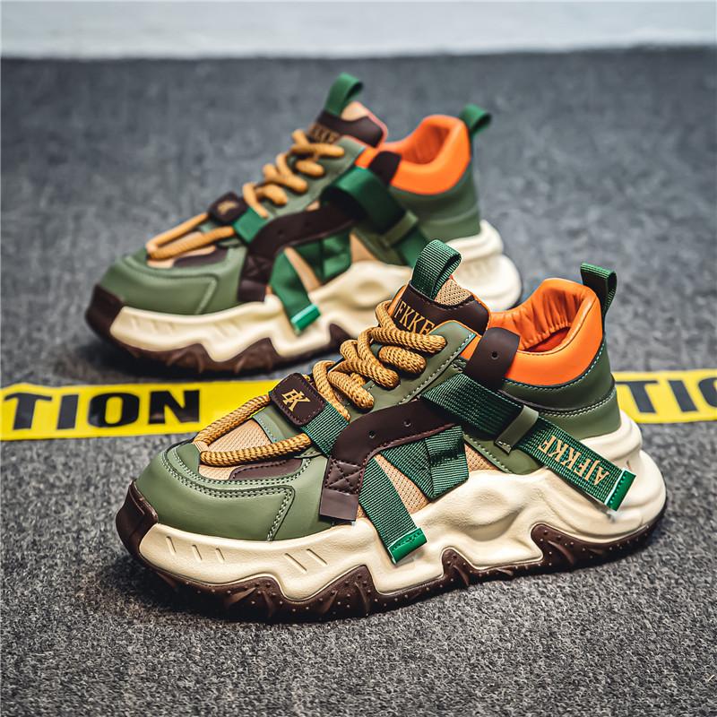 Мужская обувь Повседневная обувь на толстой подошве Кроссовки Тренд Универсальная обувь для осеннего сезона Спорт