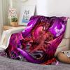 Colorful Dragon Pattern Flannel Throw Blanket Soft Cozy Lightweight Warm for Bedroom Sofa Couch Bed Decoration Teen Kids Gifts