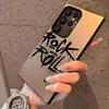 Крутой чехол для телефона в стиле Rock Roll Music для Samsung Galaxy S25 Edge S24 S23 S22 S21 S20 Ultra Funda Силиконовый Серебристый Чехол