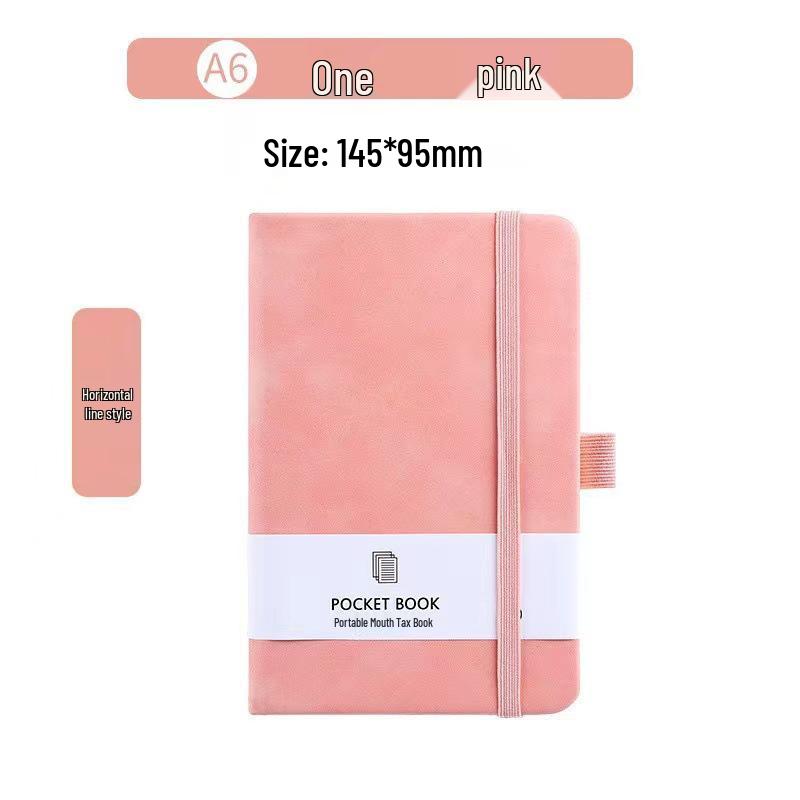A7 Student Pocket Notebook: Elastic Closure, Portable Journal, Simple Ins Style Diary