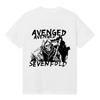 AVENGED SEVENFOLD Футболка Рок-группы Унисекс Короткий рукав Хлопок Свободные Футболки Хип-хоп Унисекс Рубашка Уличная одежда