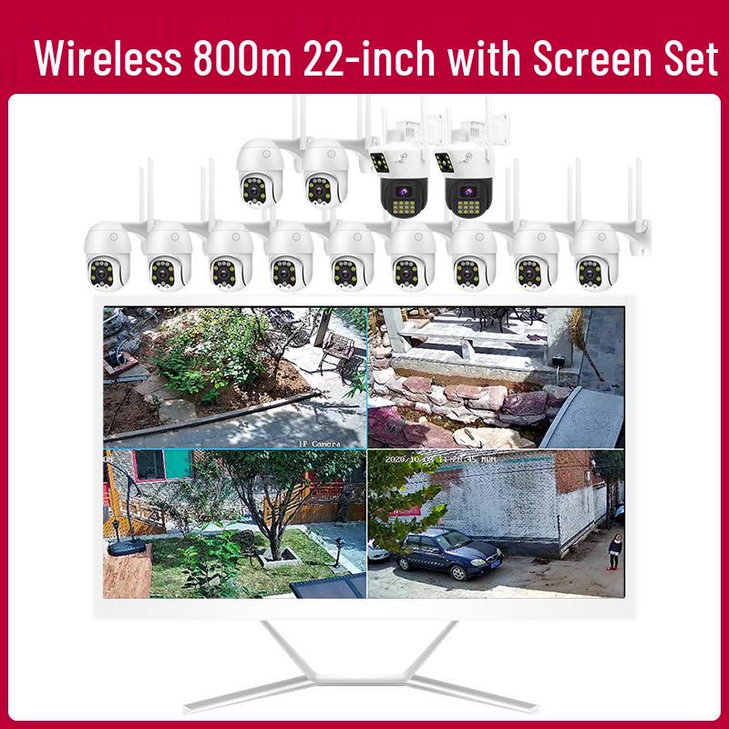 Wireless HD All-in-One Camera System for Home & Outdoor - No Wiring Needed