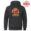 2025 Spring And Autumn Man's Solid Color Popular Coat Jesus Has Your Back Jiu Jitsu Retro Christian Logo Print Pullover Hoodies