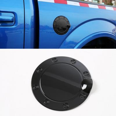 Черная декоративная накладка на лючок бензобака для Ford F-150 F150 2015-20