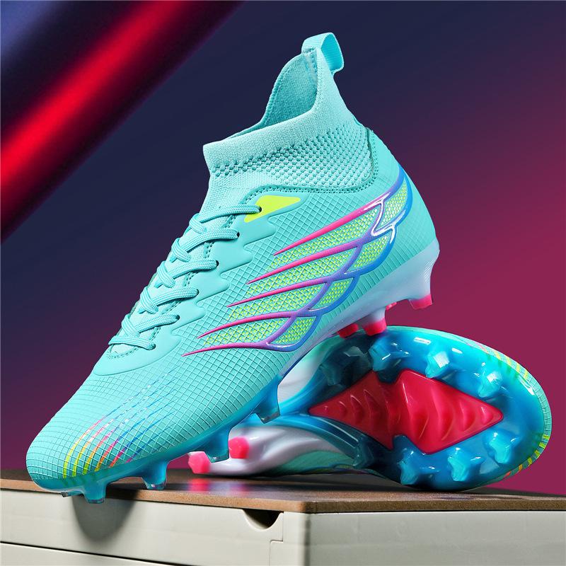 Shoes Men'S And Women'S Broken Gold Spikes Artificial Turf Football Shoes Game Spikes Training Students