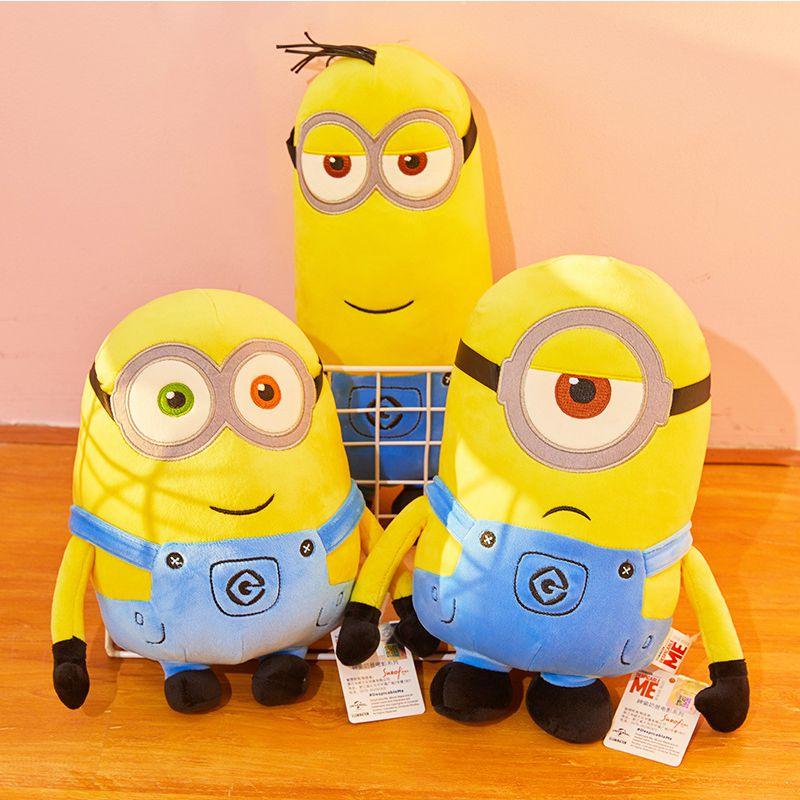 Soft And Colorful Despicable Me Minion Plush Toy Stuart Kevin And Bob For Home Decorations