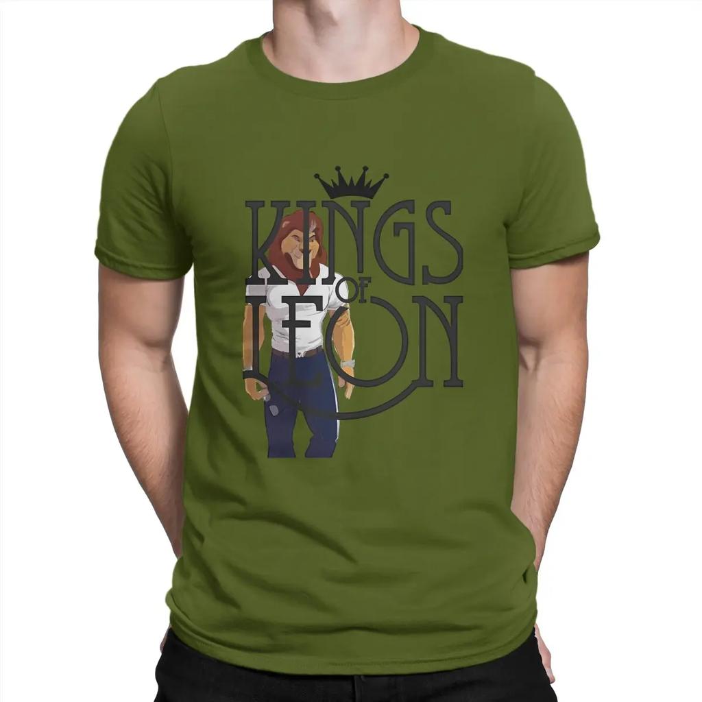Creative Fans T-Shirts Round Collar Pure Cotton T Shirt K-Kings Of Leon Band Short Sleeve Tee Shirt 4XL 5XL Tops Unisex