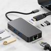 6 in 1 TYPE-C to RJ45 Gigabit USB 3.2 HDMI PD100W Interface Hub Adapter Dock