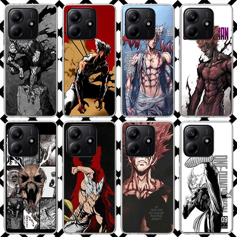Чехол для телефона One P-Punch-Man Garou для Xiaomi Redmi Note 15 14 14S 13 12 12S 11 Pro Plus 11E 11T 11S 10S 5G Мягкий чехол Fundas Redm