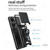 Слайд-камера Funda для Realme Narzo N61 4G Чехол Push Lens Ring Stand Защитный чехол для Realme Note 60 4G Противоударный чехол