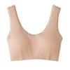 100% Cotton Soft and Comfortable Bras, 2 Pieces, Beige, Size L
