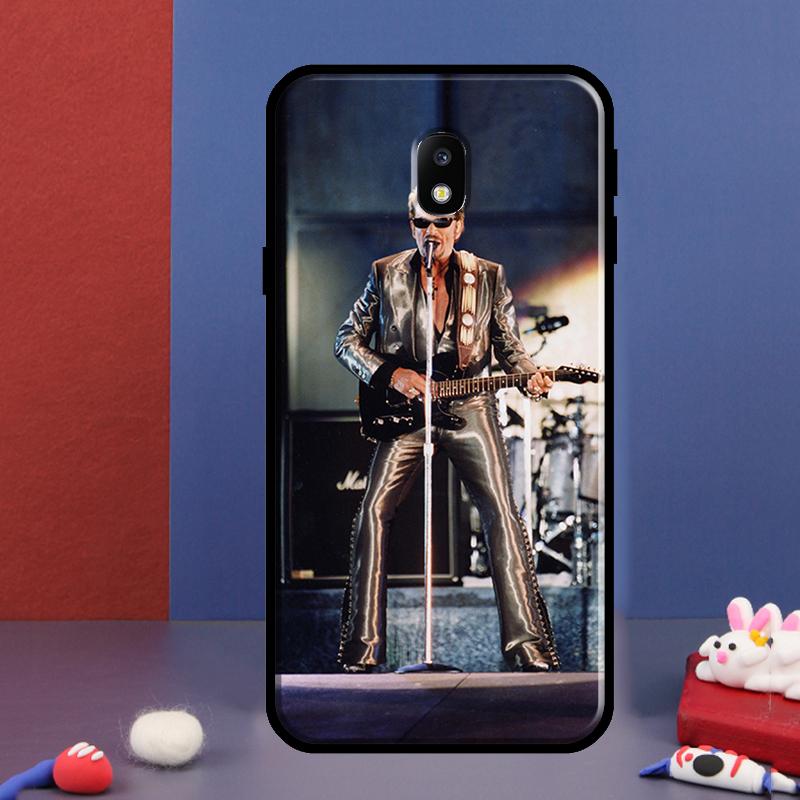Чехол Johnny Hallyday для Samsung J5 J7 J3 J1 2016 A3 A5 2017 A6 A7 A8 A9 J8 2018 J4 J6 Plus Coque Fundas