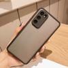 Ultra Thin Skin Feeling Frosted Transparent Hard Back Casing Soft Silicone Edge Full Cover Phone Case for IPhone Samsung Redmi Poco Huawei Honor OPPO