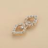 1 пара новых брошей для женской одежды, кардигана, свитера, блузки, шали, зажимы для воротника рубашки, цветочный узор, застежки