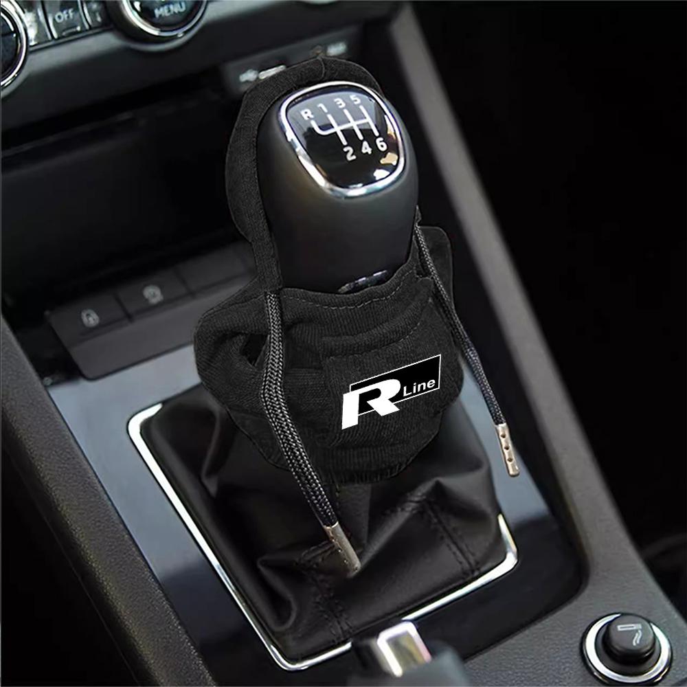 2025 Hot For Volkswagen VW GTI R Golf 7 Polo Tiguan Passat Lavida Rline Hoodie Car Gear Shift Knob Cover Manual Handle Change Le