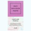 Dodo Палитра для макияжа лица Multi Face Color Ladylike Purple Румяна 10 г #10