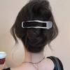 Hollow Rectangle Durable Metal Hair Claw Clips Non-Slip Duckbill Strong Hold Clips for Girls Thick Hair School