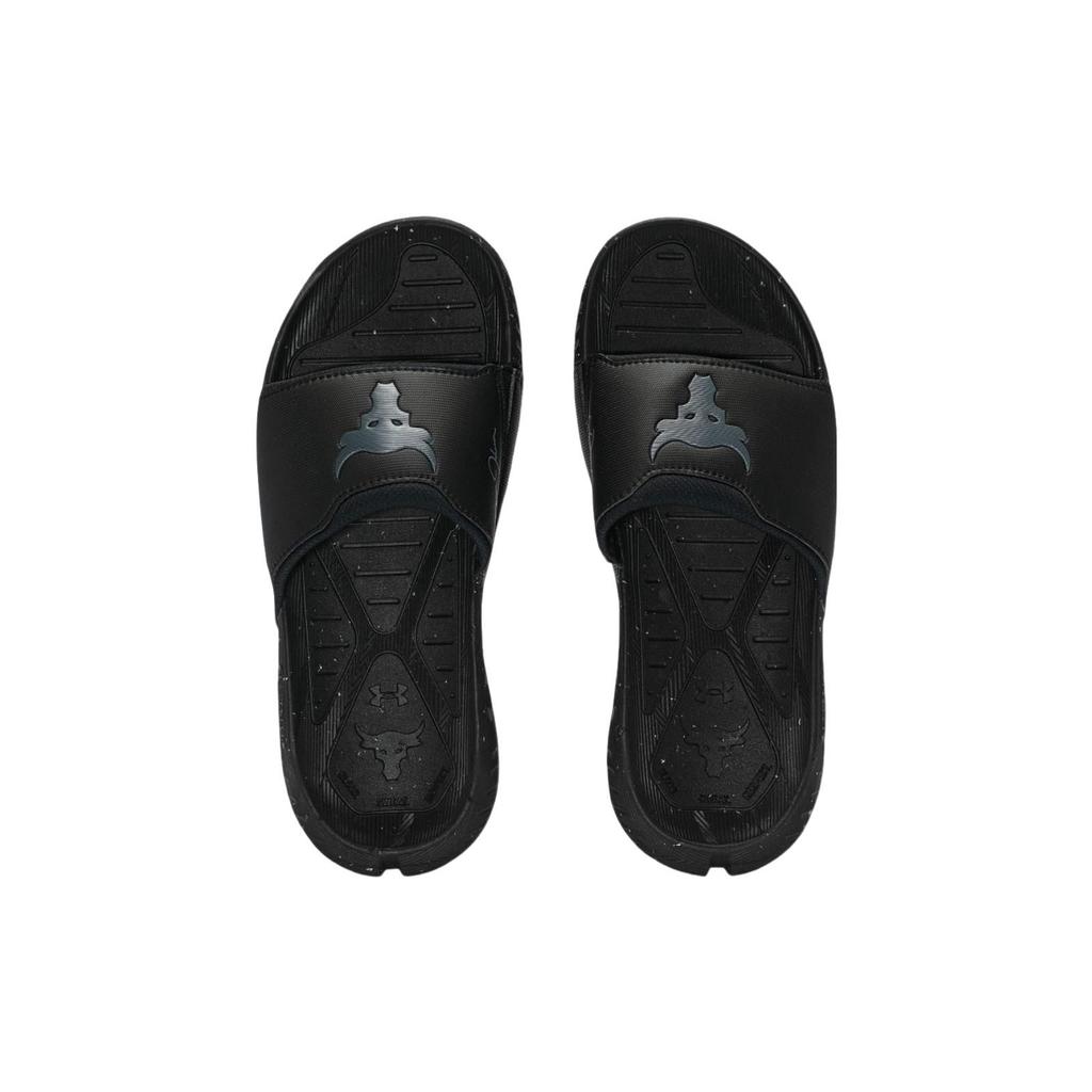 Under Armour Шлепанцы Project Rock 3 Slide Pitch Унисекс Черный 3026034-001