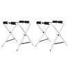 2PCS Folding Kayak Stand 150 Lb Capacity 17 Inch High Portable Canoe Storage Rack for Stand Up Paddle Board