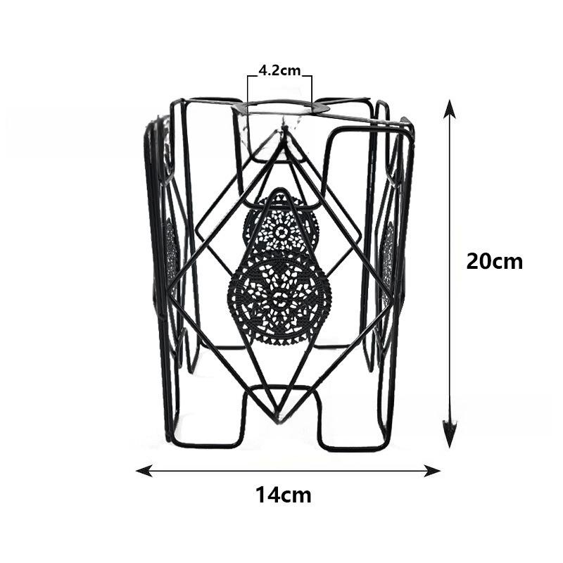 Ретро DIY Железный абажур Защитный кожух для лампы Железный колокол Защита для лампочки E27 Потолочный подвесной светильник Чехол Металлическая проволочная клетка Индустриальный стиль