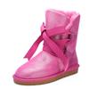 Genuine Sheepskin Top Quality Shoes Women 2025 Natural Fur Wool Real Wool Boots Women Snow Boots Flats Boots Botas Mujer