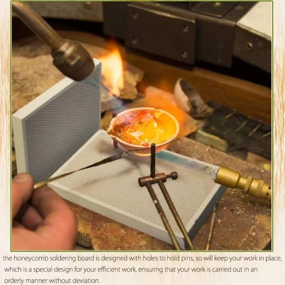 Heat-resistant Melting Bowl Round Metal Refining Tools Jewelry Casting Tools  Platinum Refining
