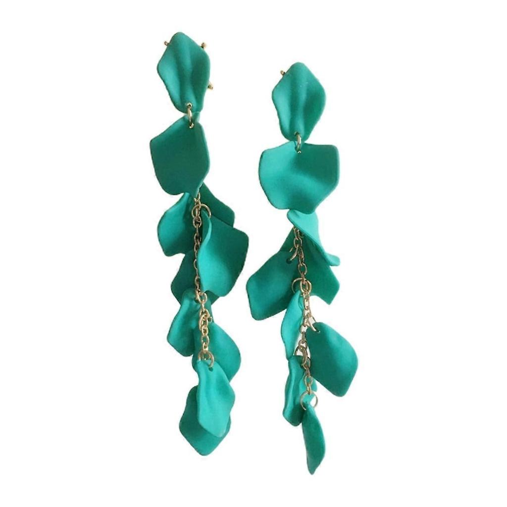 1 Pair Exquisite Dangle Earrings Wear Resistant Acrylic Long Women Dangle Drop Earrings Jewelry Accessories