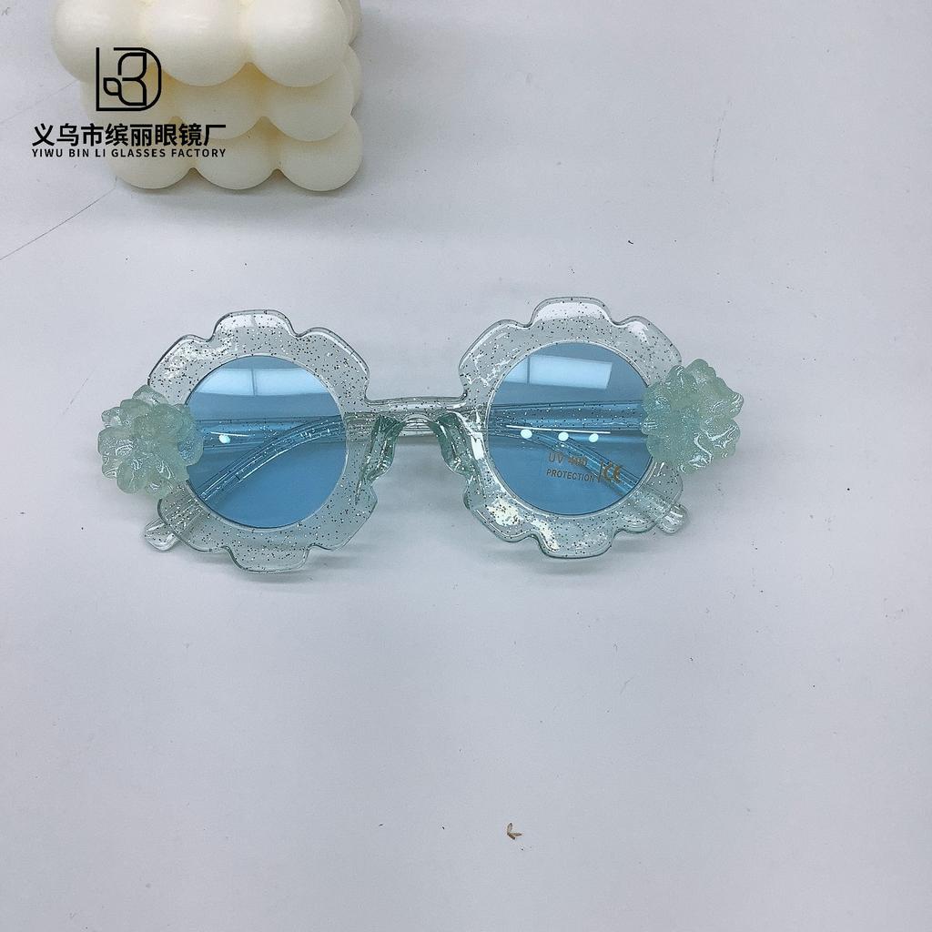 Fashion Diy Children'S Sunglasses Eye Protection Sun Protection Uv Protection Concave Shape Children'S Sunglasses Tide
