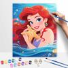 Disney Цифровая картина маслом русалка художественная картина ручная работа DIY домашние украшения