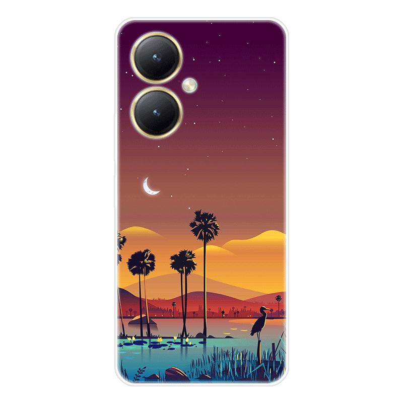 Для Vivo Y27 4G Y 27 5G чехол Мягкая силиконовая задняя крышка Чехол для телефона с рисунком из мультфильма Разнообразие