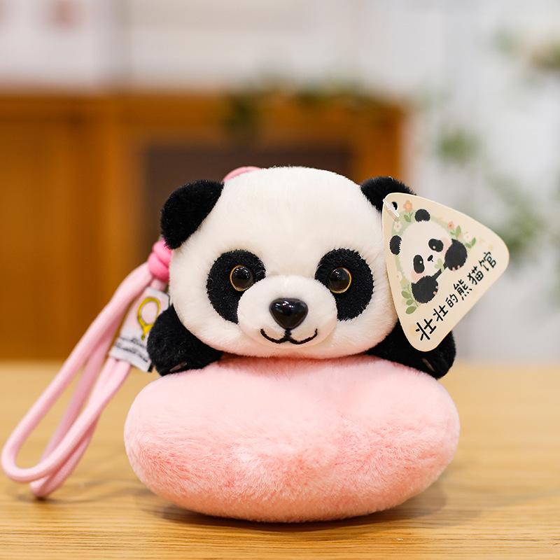 Плюшевая Панда Кукла Брелок для Рюкзака Брелок Подвеска