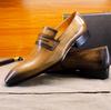 Модные мужские лоферы из роскошной коровьей кожи, износостойкая удобная кожаная обувь, повседневная нарядная модная офисная формальная обувь