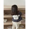Girls Winter Polka Dot Cotton Set Toddler Warm Fleece Lined 2pcs Outfit