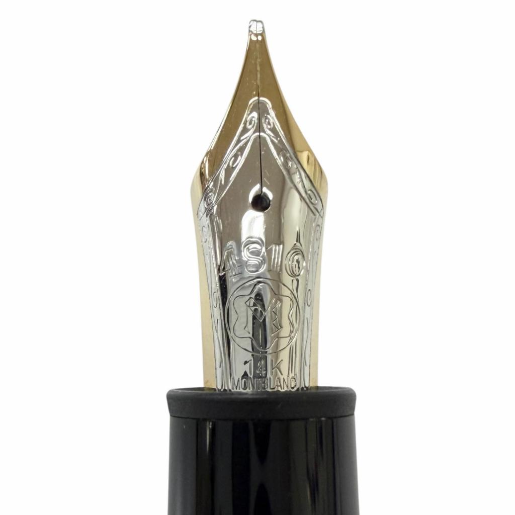 Excellent MONTBLANC fountain pen Meisterstück 146 black 14K mens Used