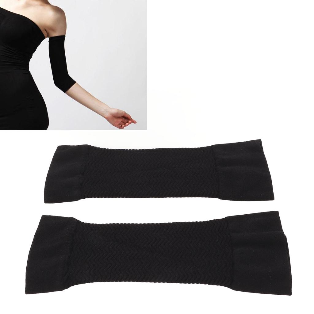 1 пара компрессионных рукавов для рук Эластичный хлопок Мягкая текстура Рукава для похудения рук 480D