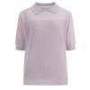 Shop   Women Collar Neck Regular ShorT Sleeve KniT T shirT whiTe 21ds Wkn 1436