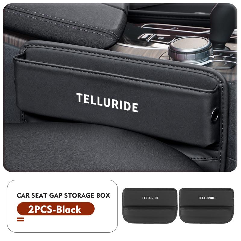 cnwhjg1 Leather Car Seat Gap Filler Storage Box Cup Holder Accessories For KIA Proceed Venga Sedona Forte Picanto Sorento Stinger