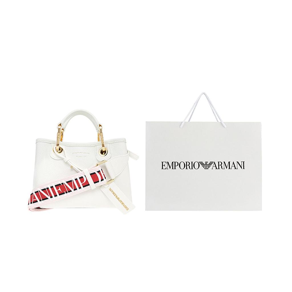 Emporio Armani Классический кулон с логотипом Мини наплечная сумка через плечо Женские сумки Белый Y3D176-YFO5B-85219