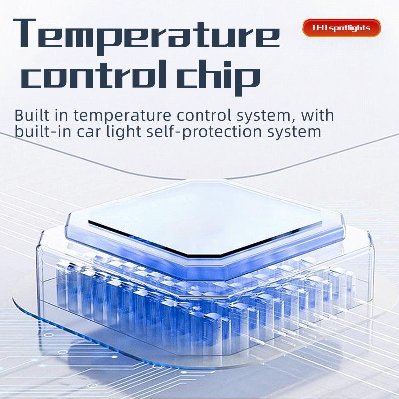 5 Lens Dual Color Motorcycle Spotlights Led Headlights LED Driving Fog Running Lights 12V Spot Light For Truck Car SUV ATV 4X4