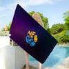 Микрофибровое пляжное полотенце с логотипом Neo Geo, впитывающее, быстросохнущее, мягкое, для йоги, плавания, курорта, альпинизма